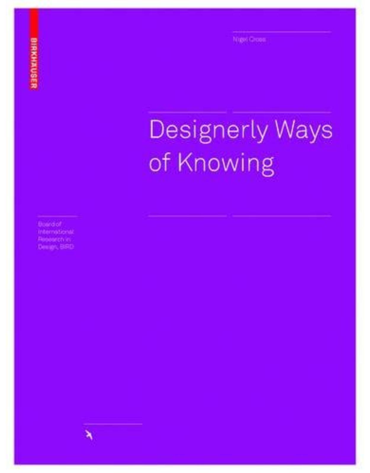 Designerly Ways of Knowing