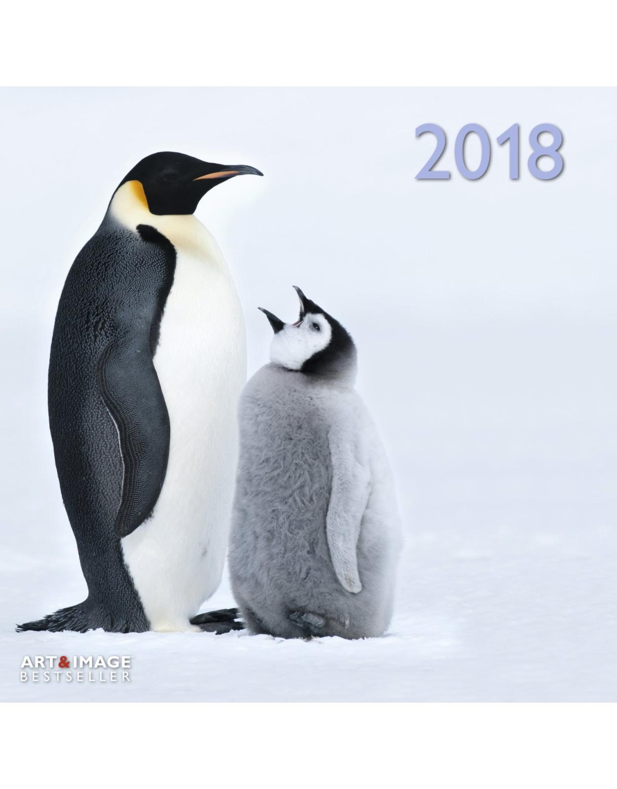 Calendar Penguins 2018