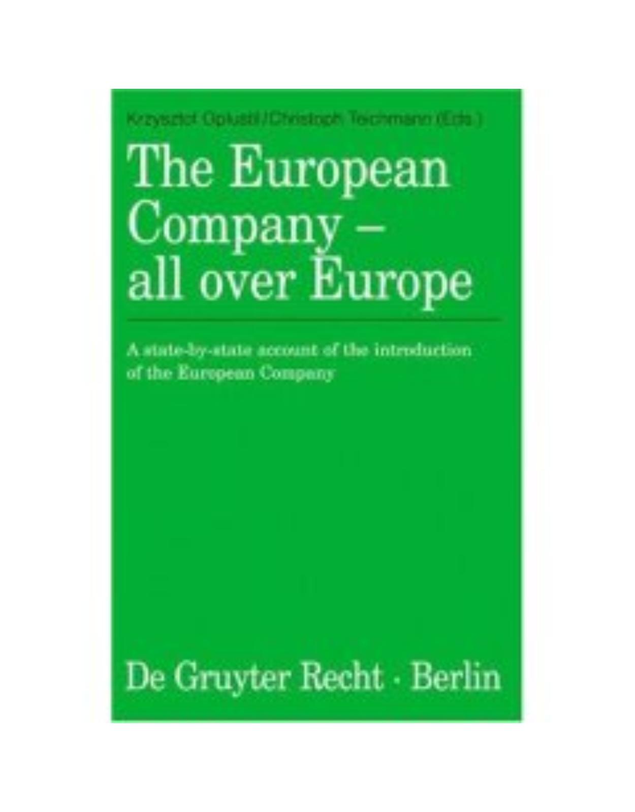 The European Company – all over Europe