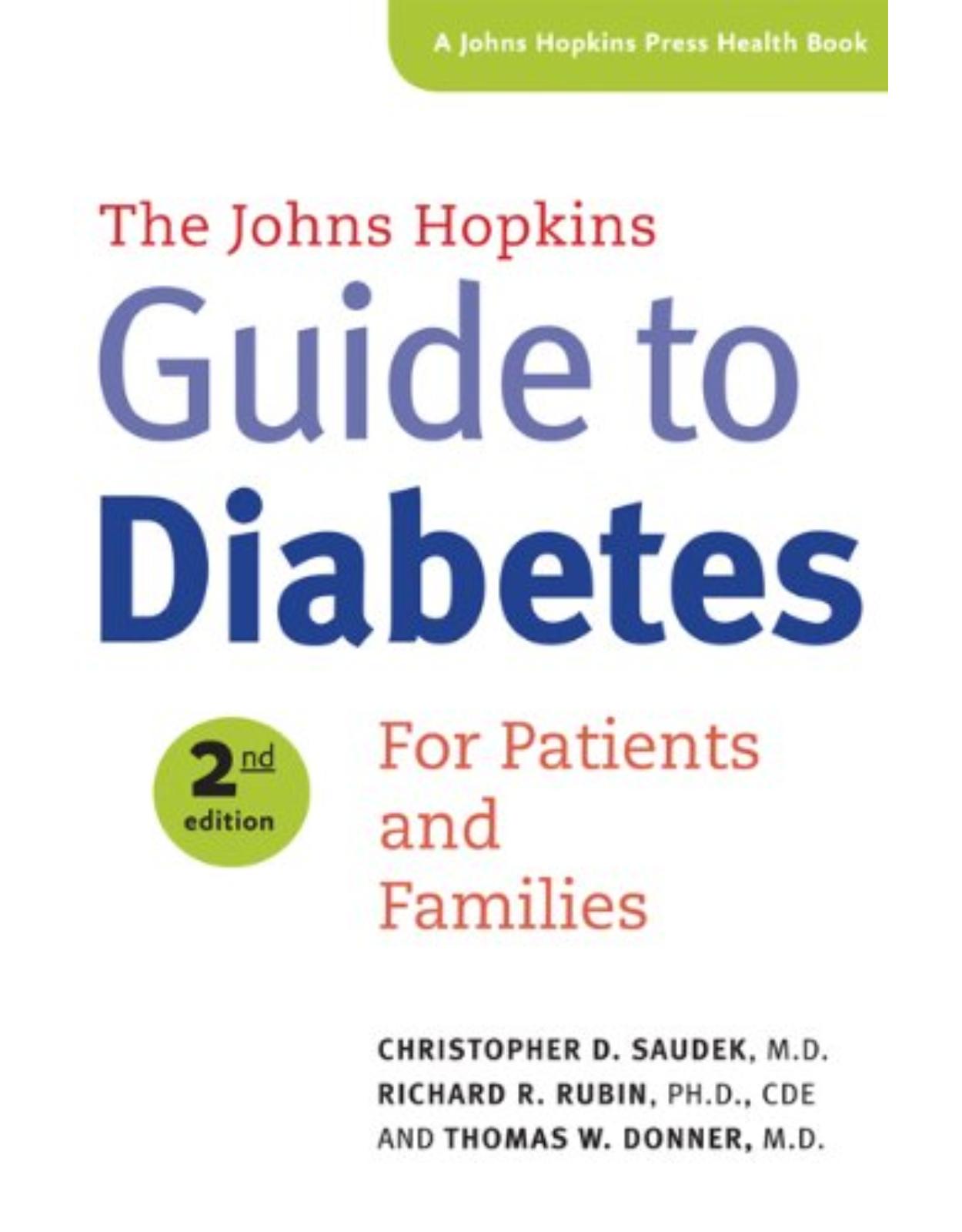 Johns Hopkins Guide to Diabetes, For Patients and Families (Second Edition)
