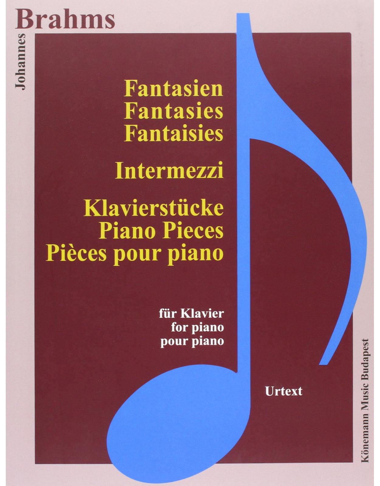 Brahms, Fantasien, Intermezzi und Klavierstücke