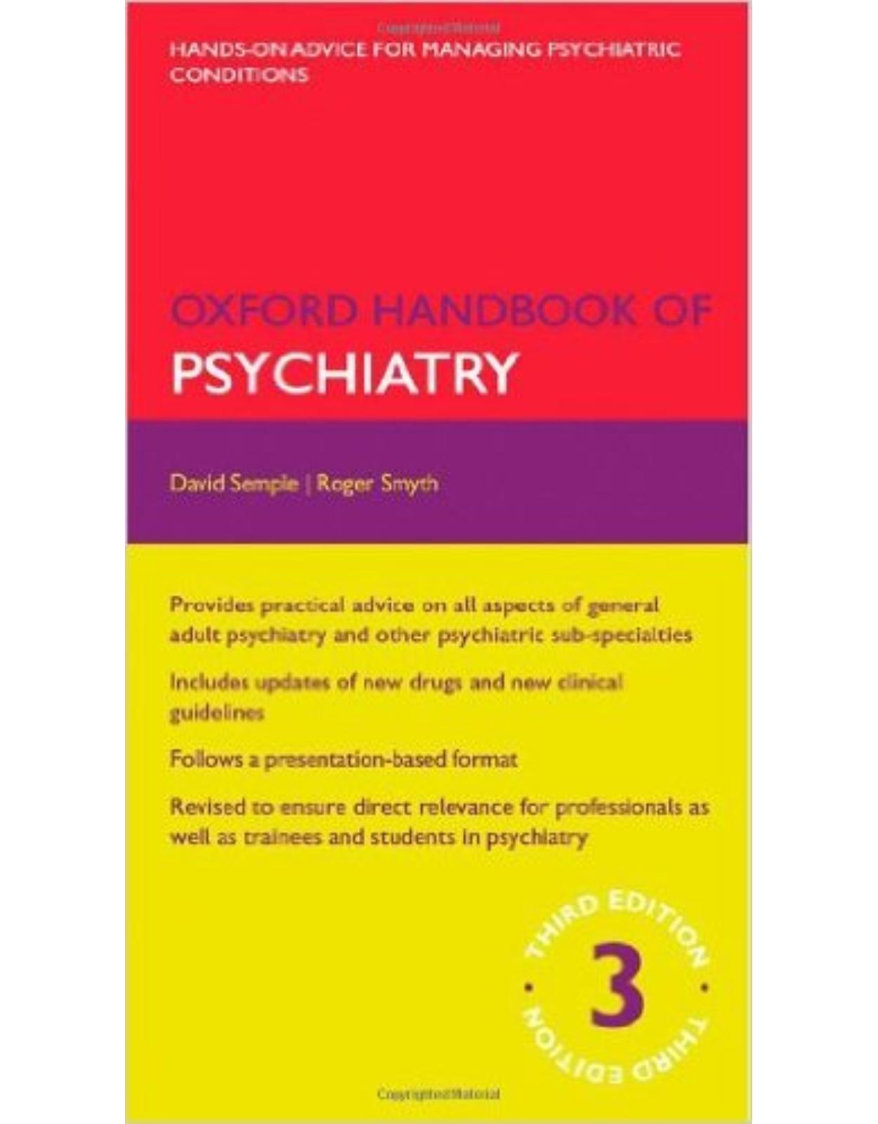 Oxford Handbook of Psychiatry (Oxford Medical Handbooks)