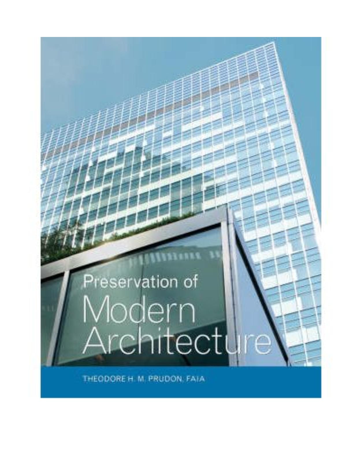 Preservation of Modern Architecture