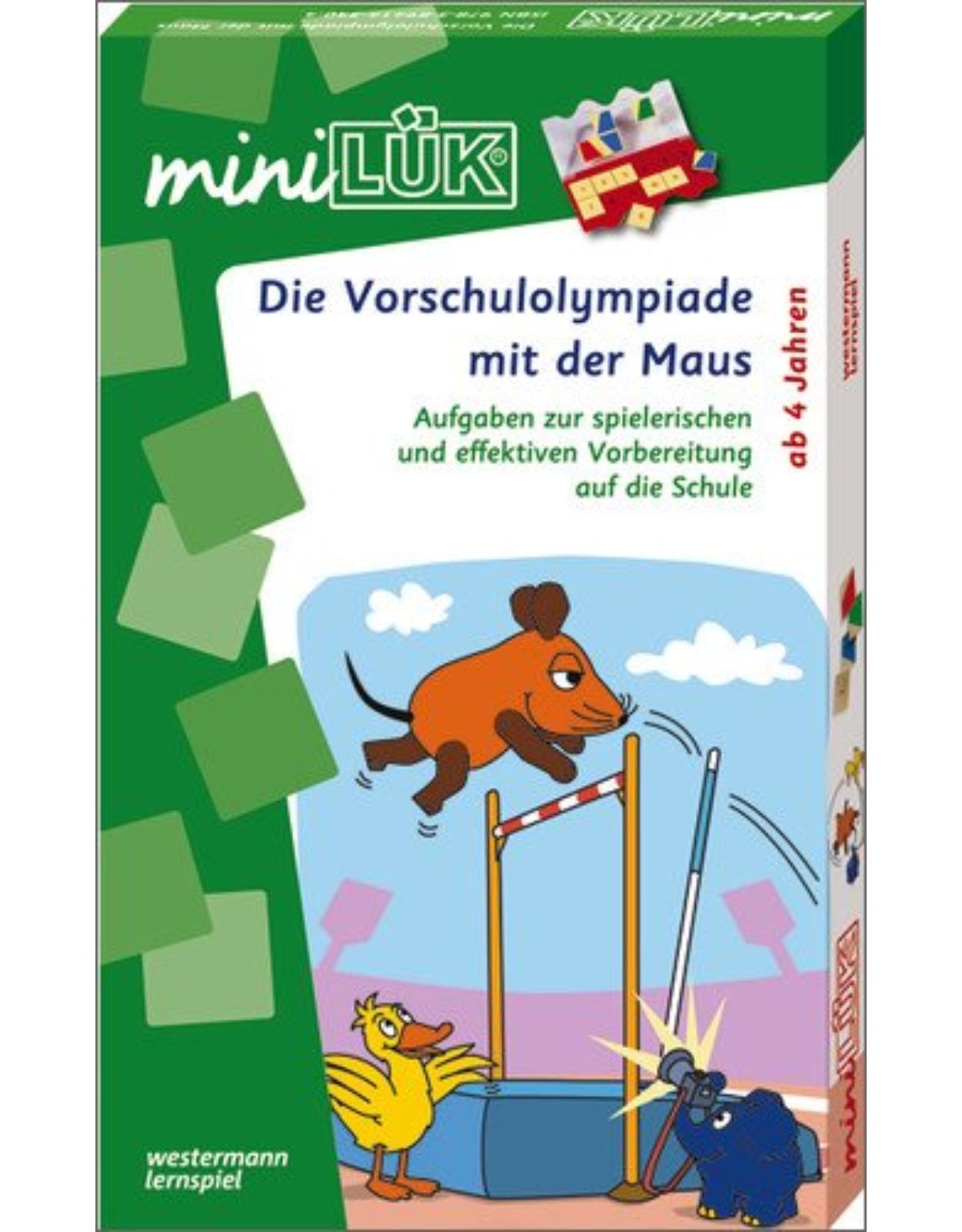 Die Vorschulolympiade mit der Maus Aufgaben zur spielerischen und effektiven Vorbereitung auf die Schule für Kinder ab 4 Jahren