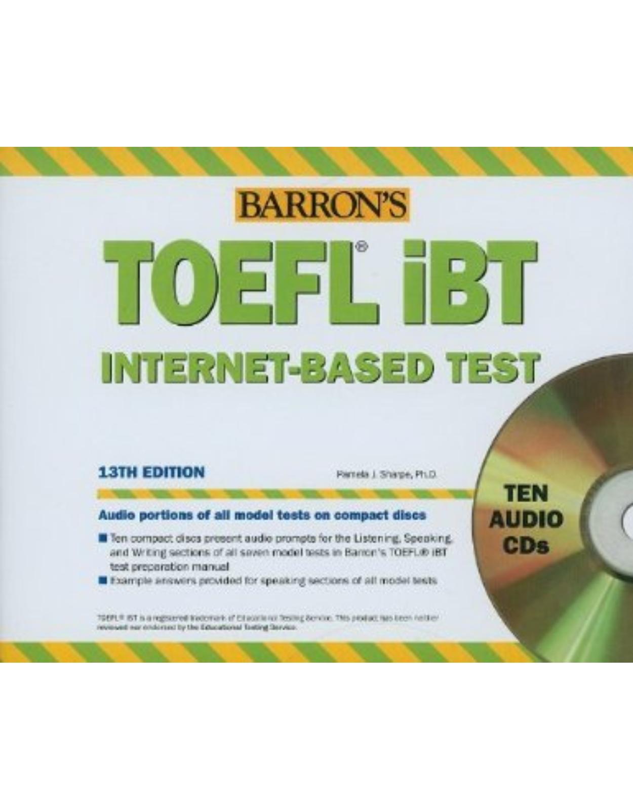 BARRON`S TOEFL IBT AUDIO CD PACKAGE