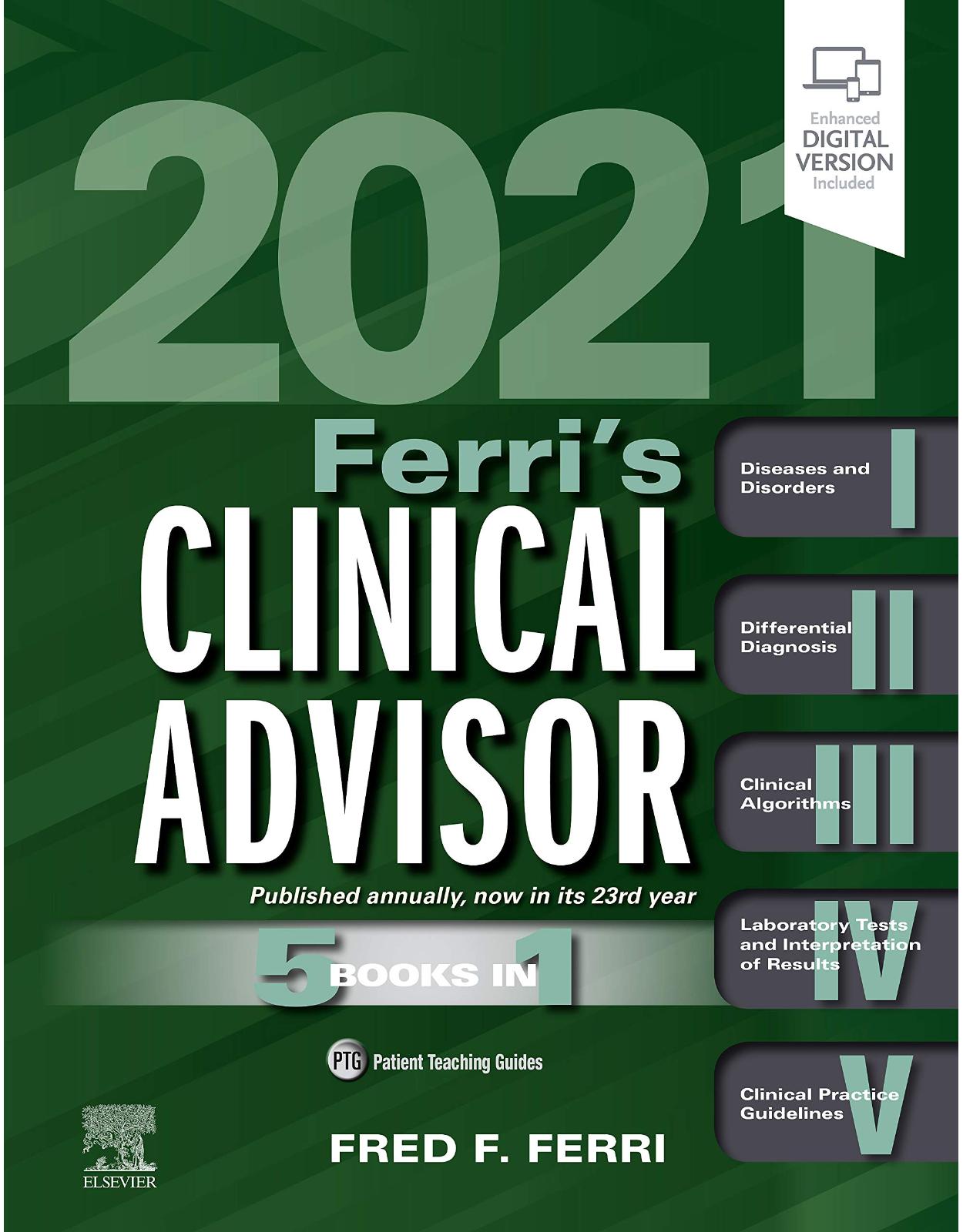 Ferri's Clinical Advisor 2021: 5 Books in 1