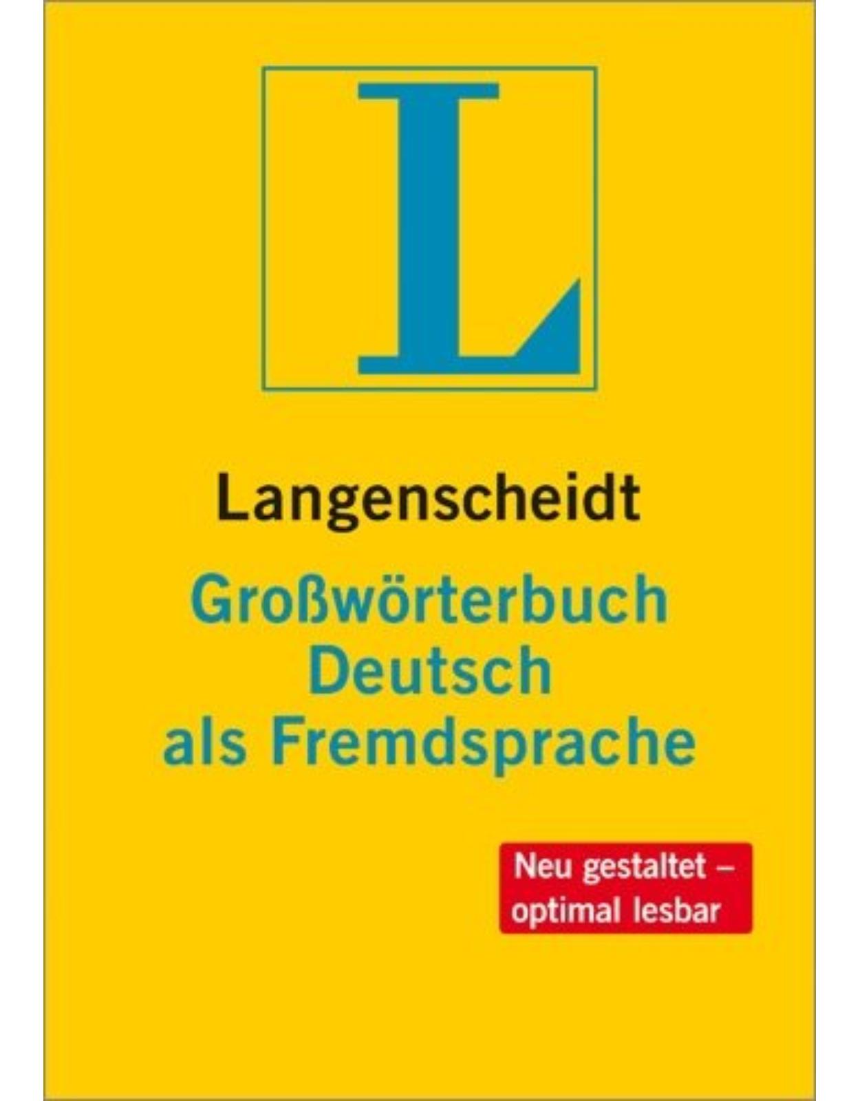 Langenscheidt Großworterbuch Deutsch als Fremdsprache