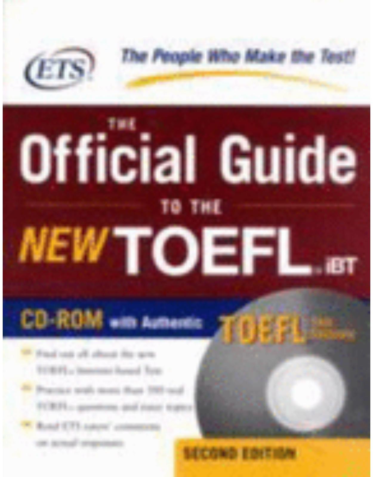 Official Guide to the New Toefl (Paperback)
