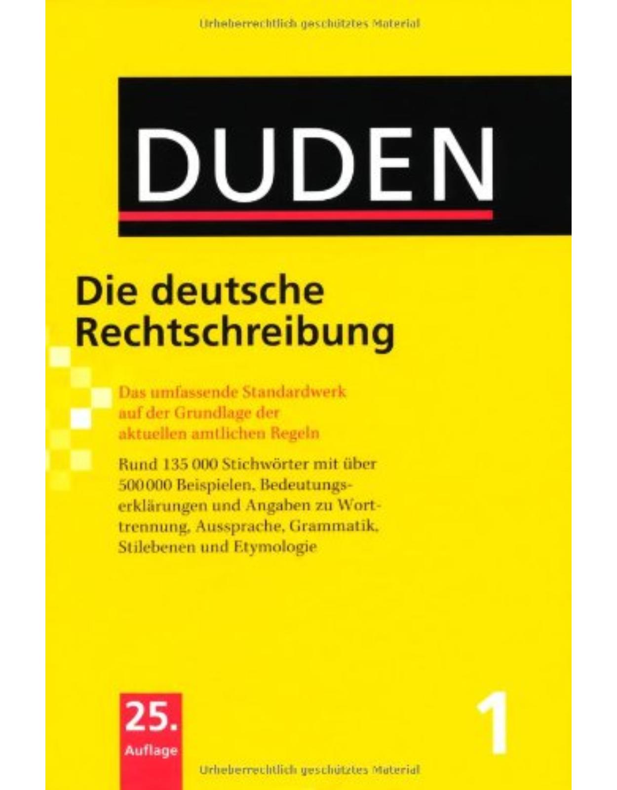 Duden 01. Die deutsche Rechtschreibung