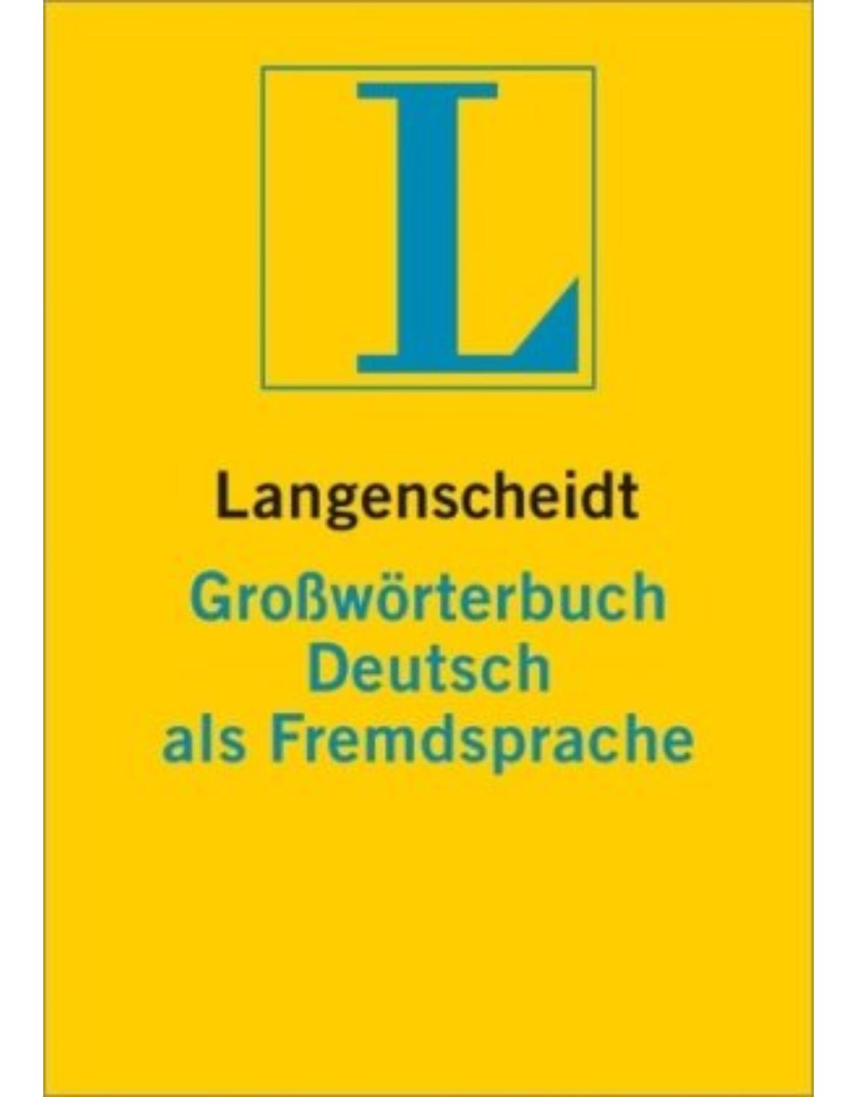 Langenscheidt Großwörterbuch Deutsch als Fremdsprache