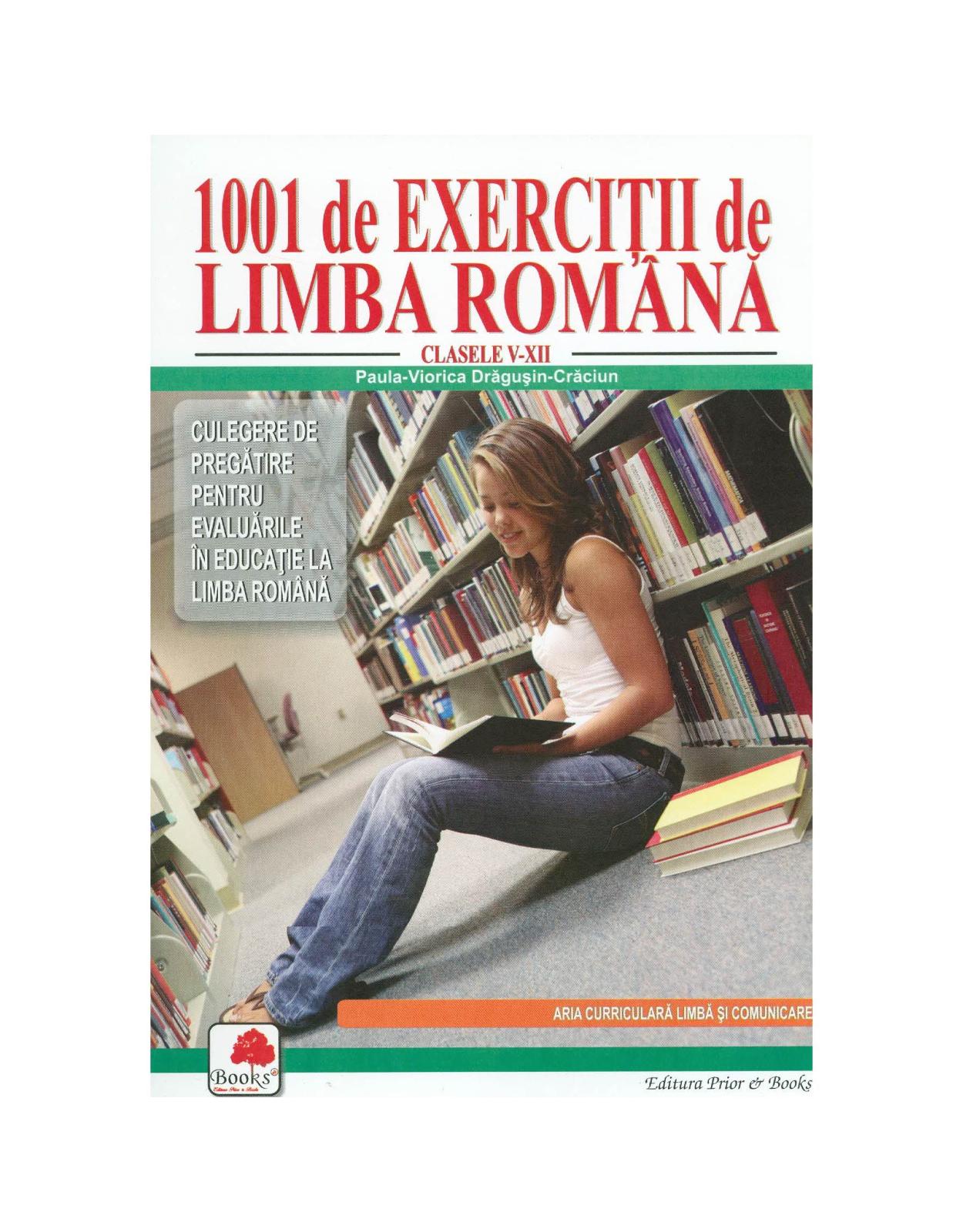 1001 exercitii de limba romana