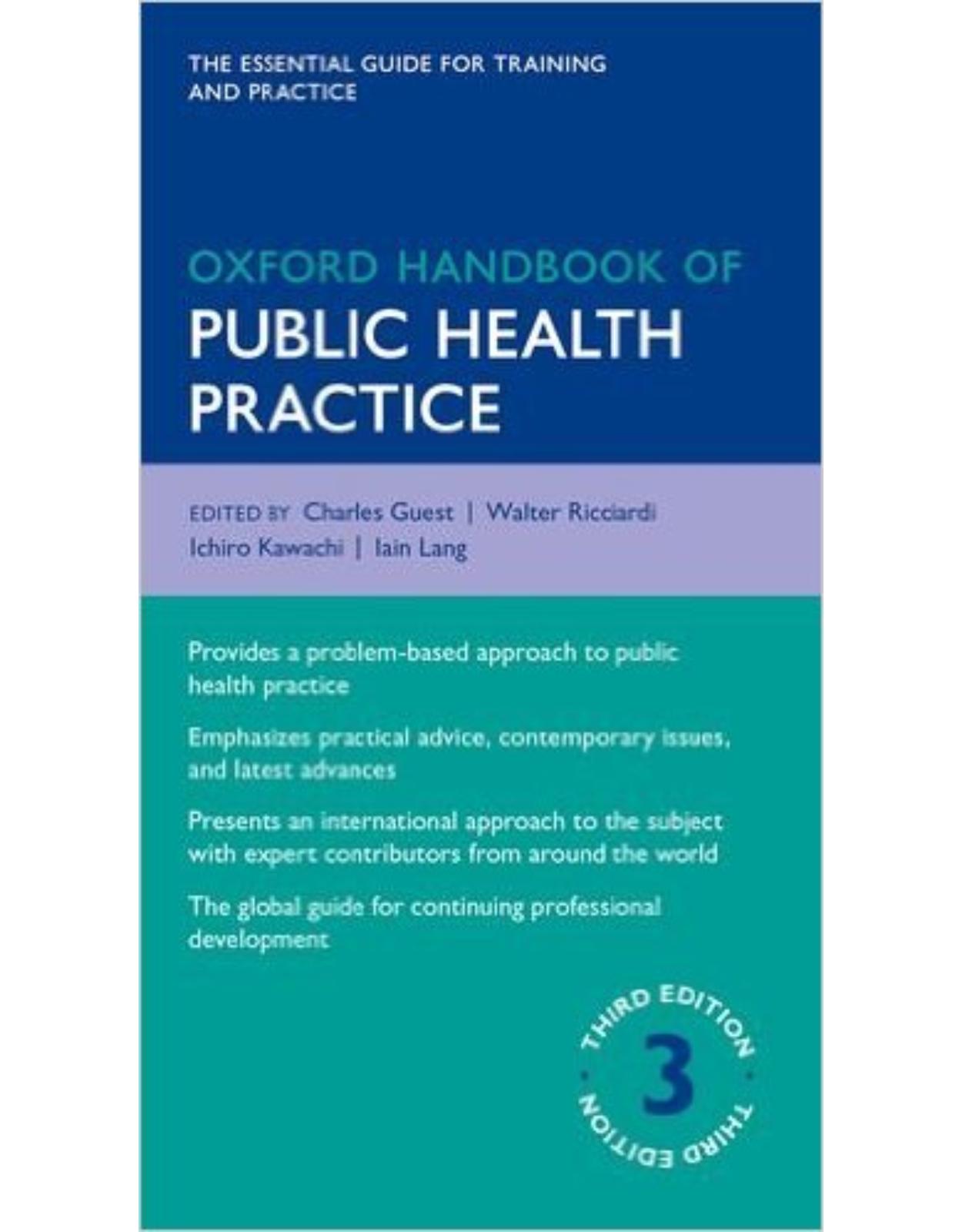 Oxford Handbook of Public Health Practice 3e