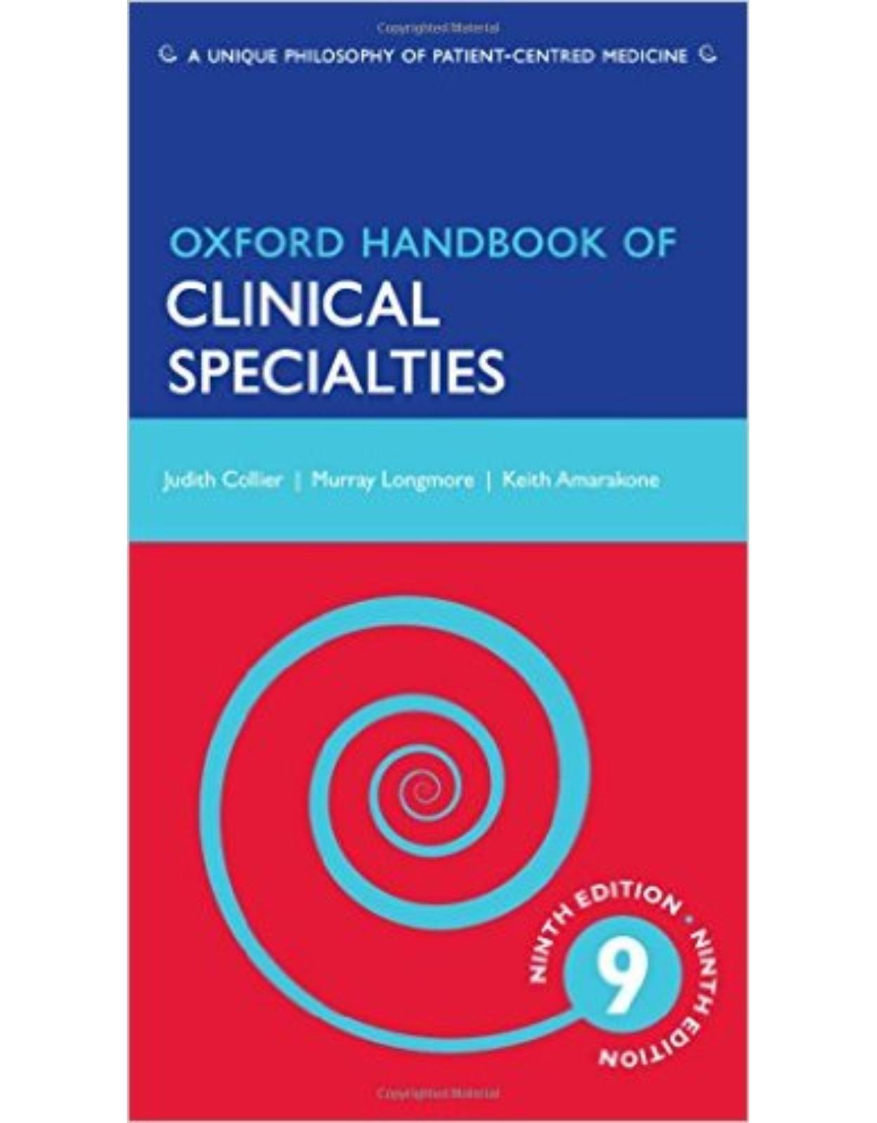 Oxford Handbook of Clinical Specialties 9e