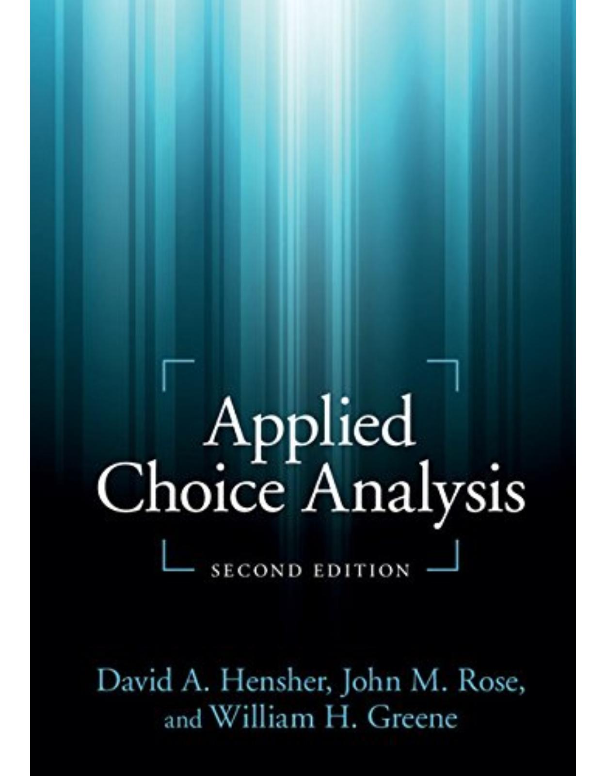 Applied Choice Analysis
