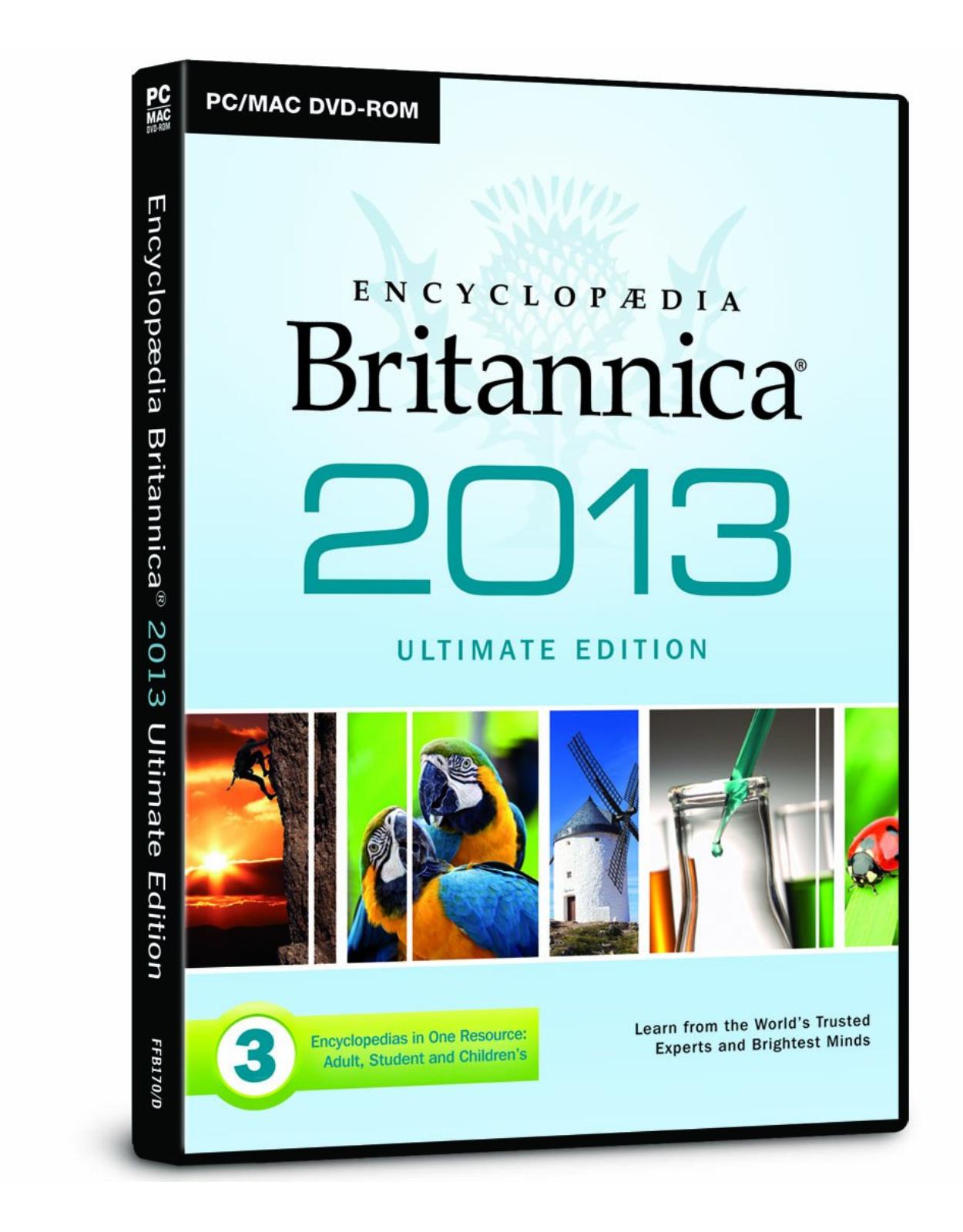 Encyclopaedia Britannica 2013 (DVD-ROM)