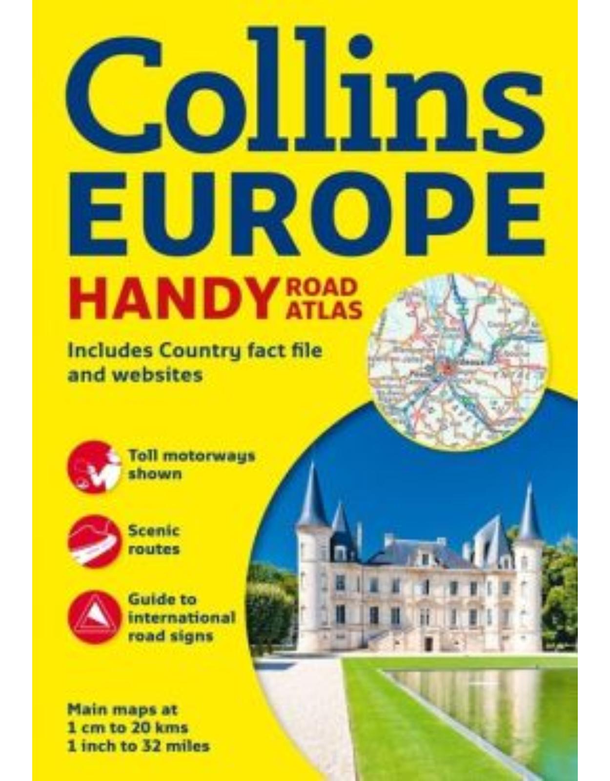 Collins Handy Road Atlas Europe