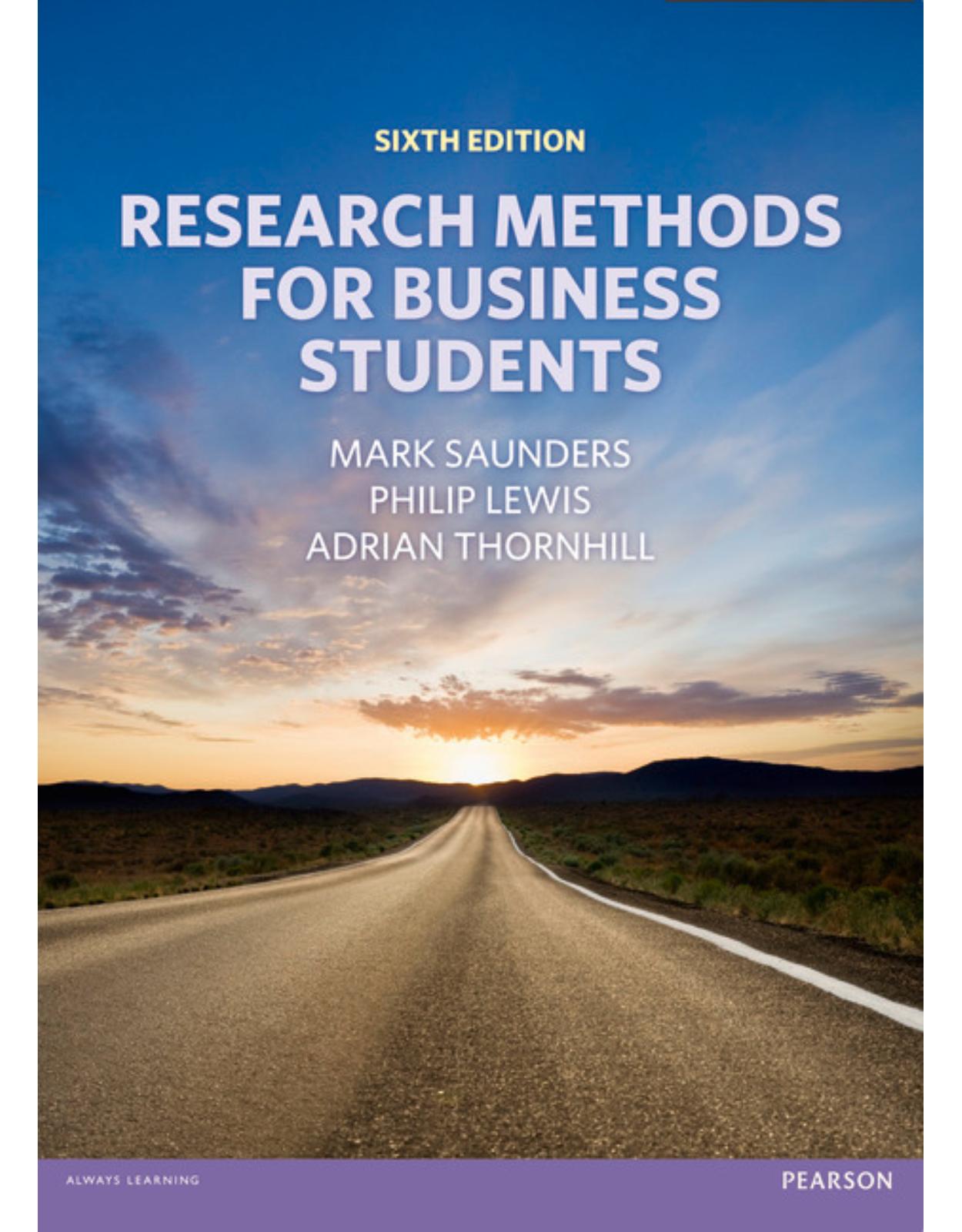 Research Methods for Business Students