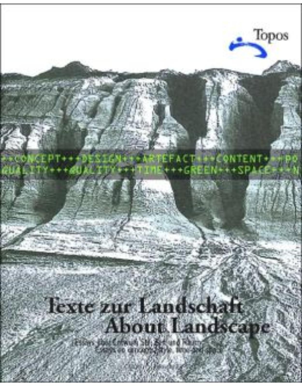 Texte zur Landschaft /About Landscape