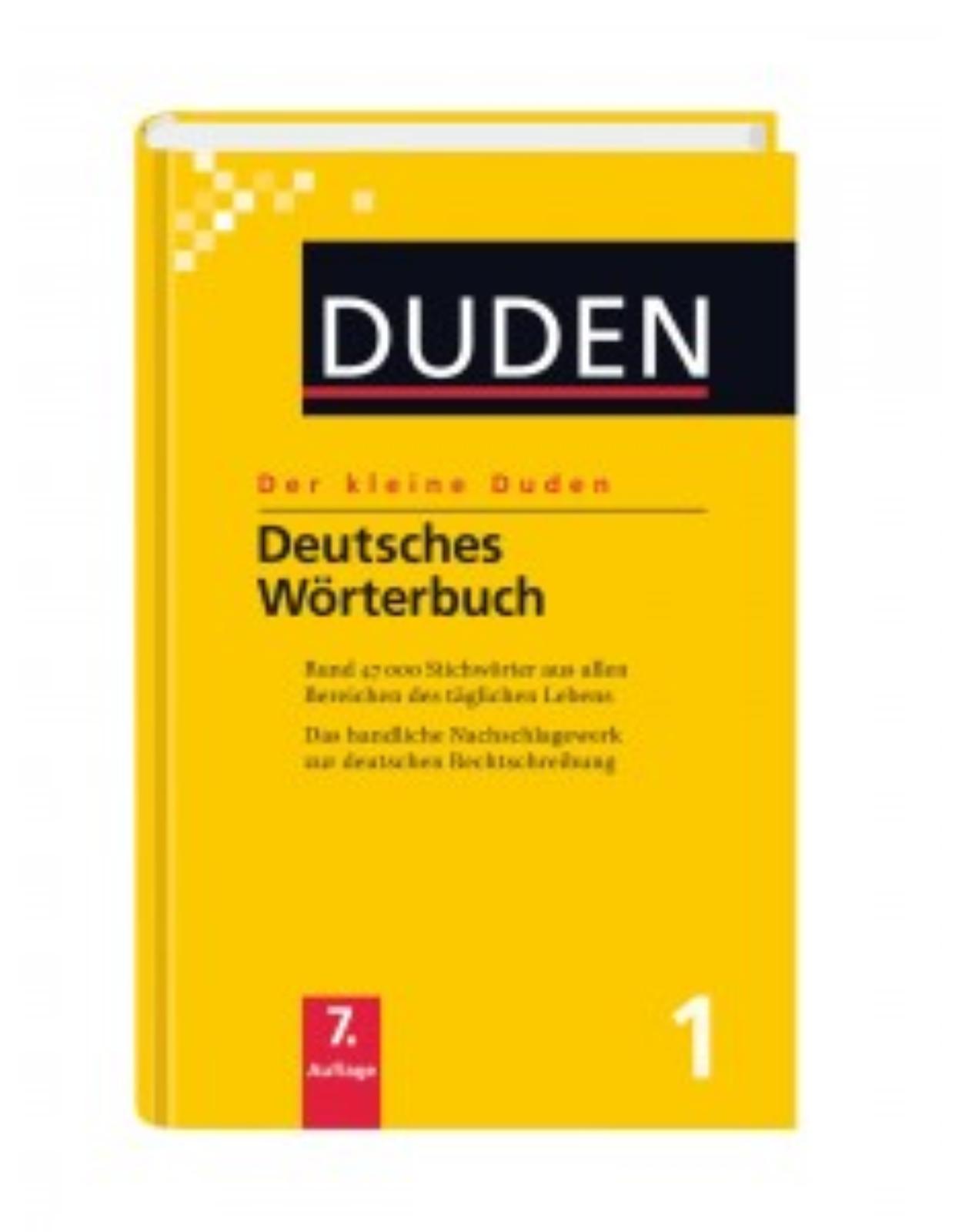 Der kleine Duden - Band 1 : Deutsches Wörterbuch