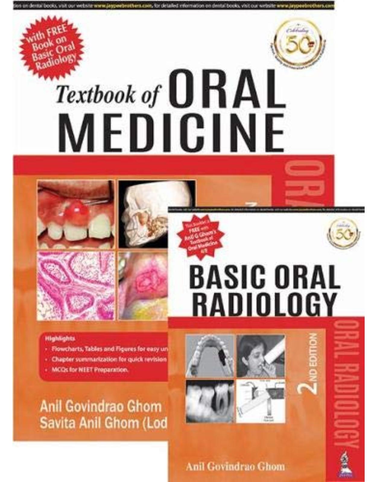 Textbook of Oral Medicine: With Free Book on Basic Oral Radiology 