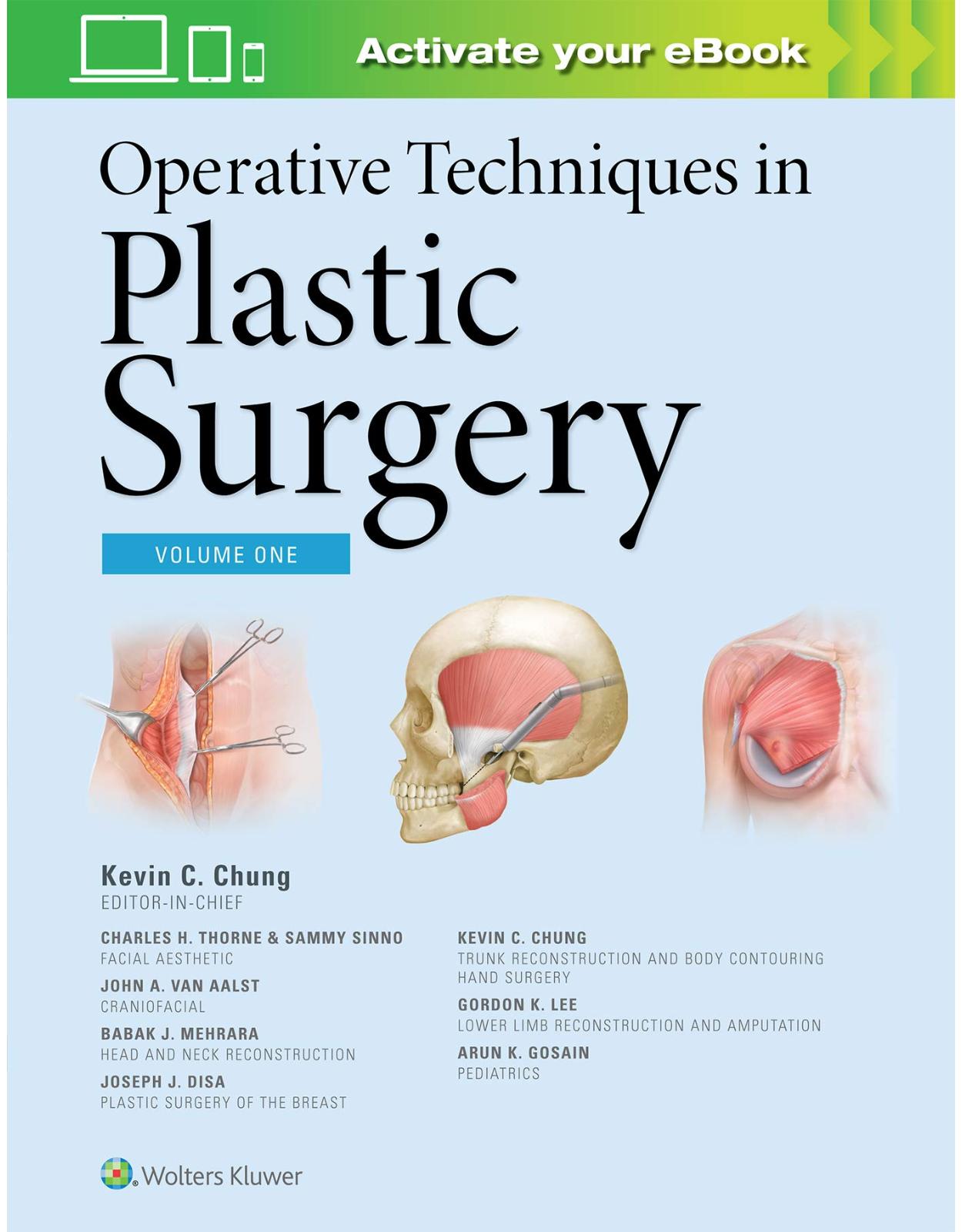 Operative Techniques in Plastic Surgery, 1e, 3 volumes