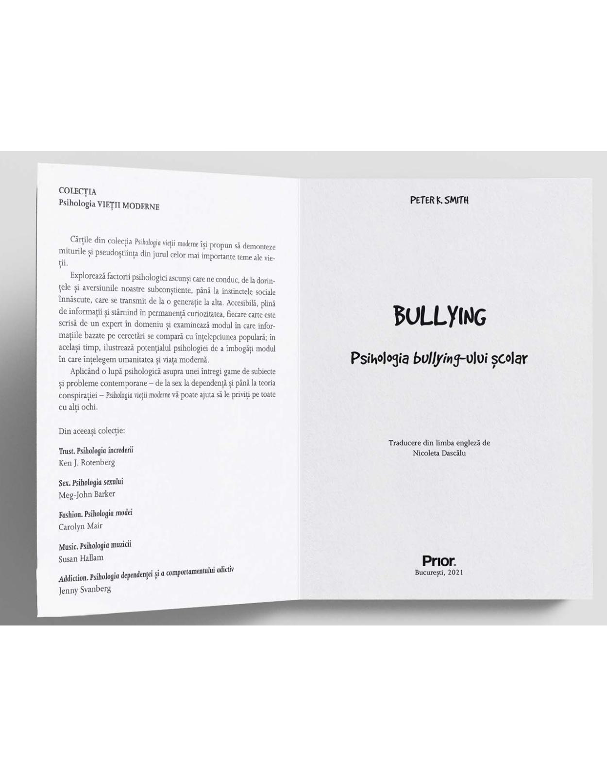 Bullying. Psihologia bullying-ului