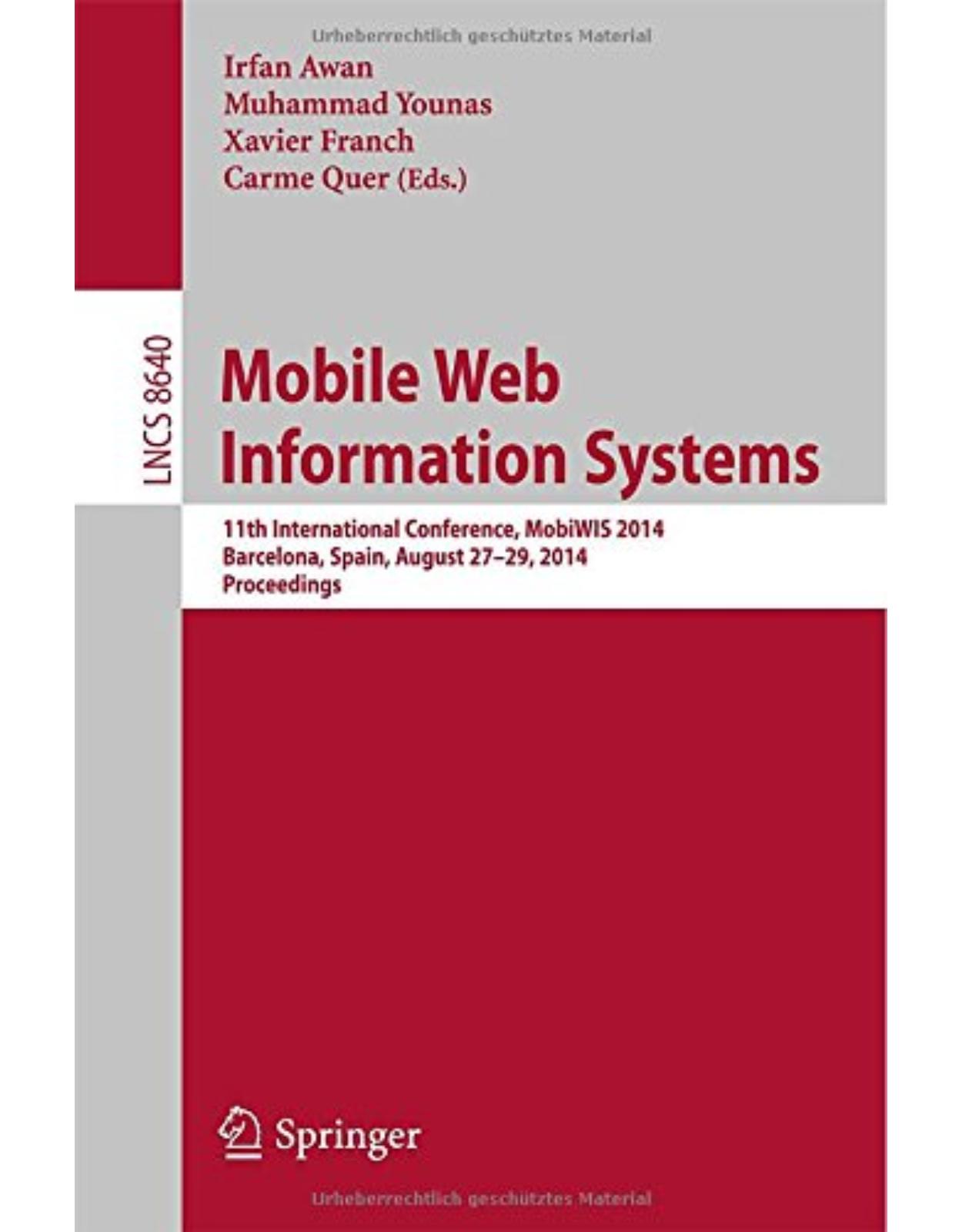 Mobile Web Information Systems