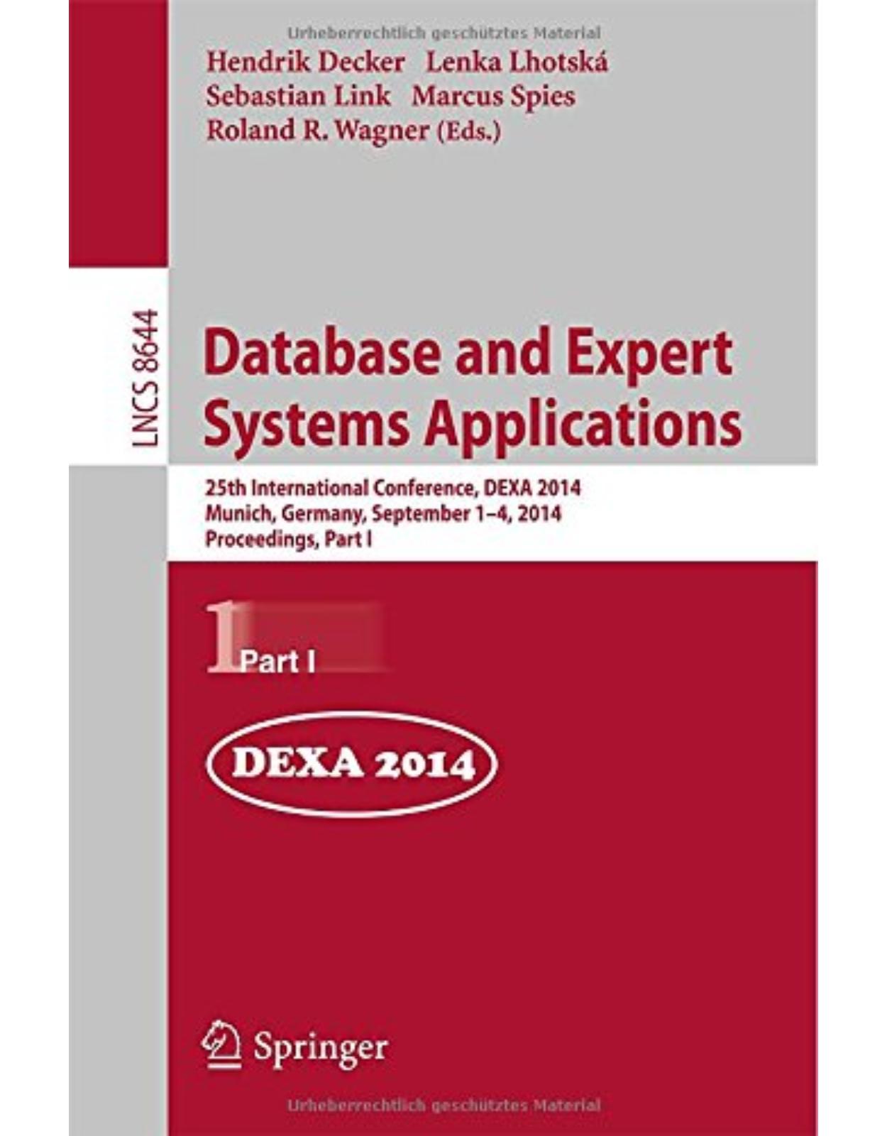 Database and Expert Systems Applications