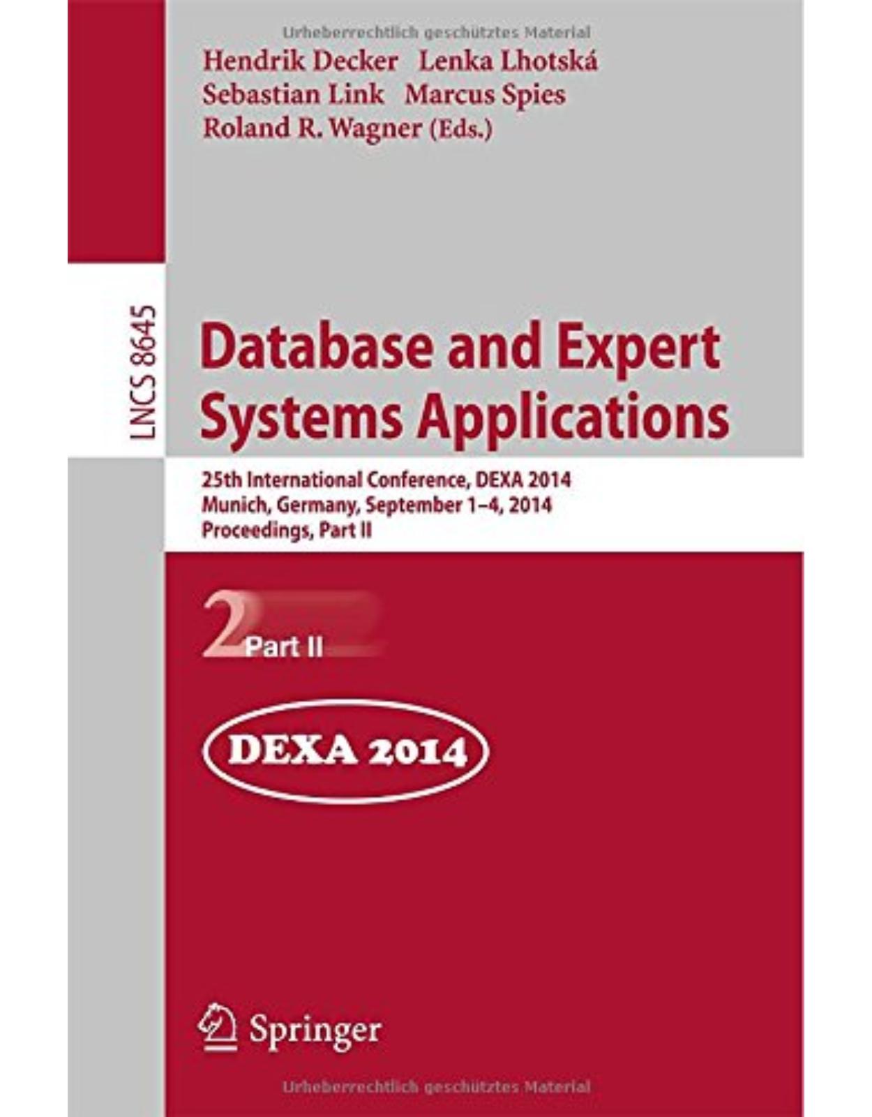 Database and Expert Systems Applications