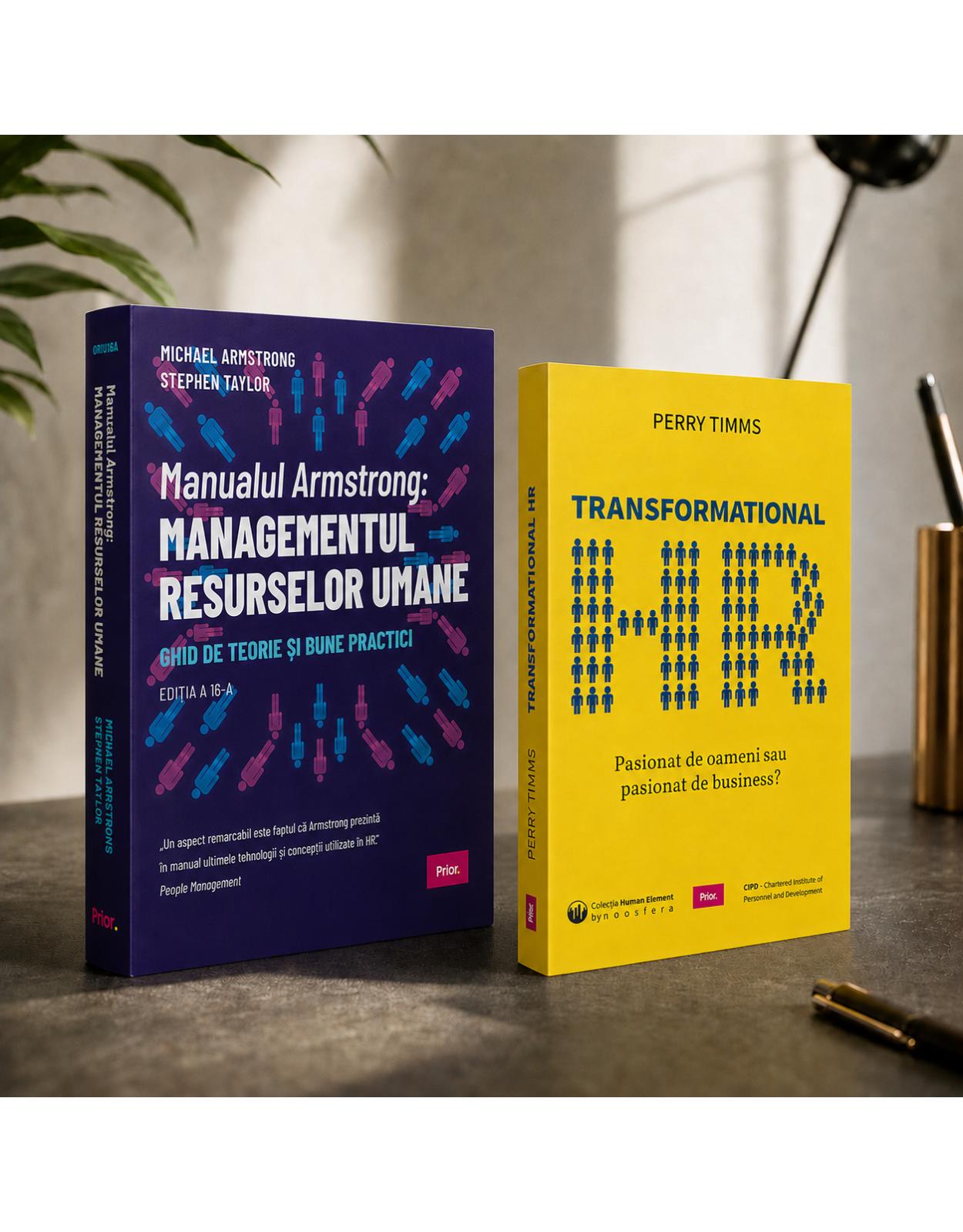 Pachet HR Premium  Manualul Armstrong: Managementul Resurselor Umane + Transformational HR