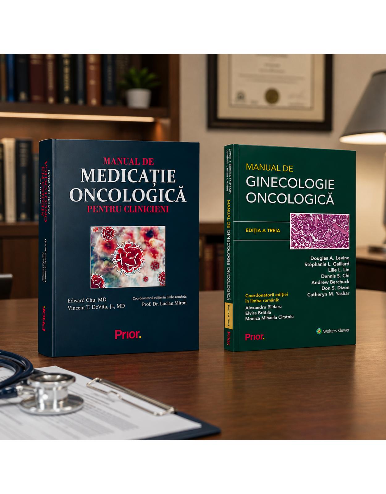 Pachet Ginecologie Oncologica si Medicatie Oncologica  2 manuale clinice pentru diagnostic si tratament