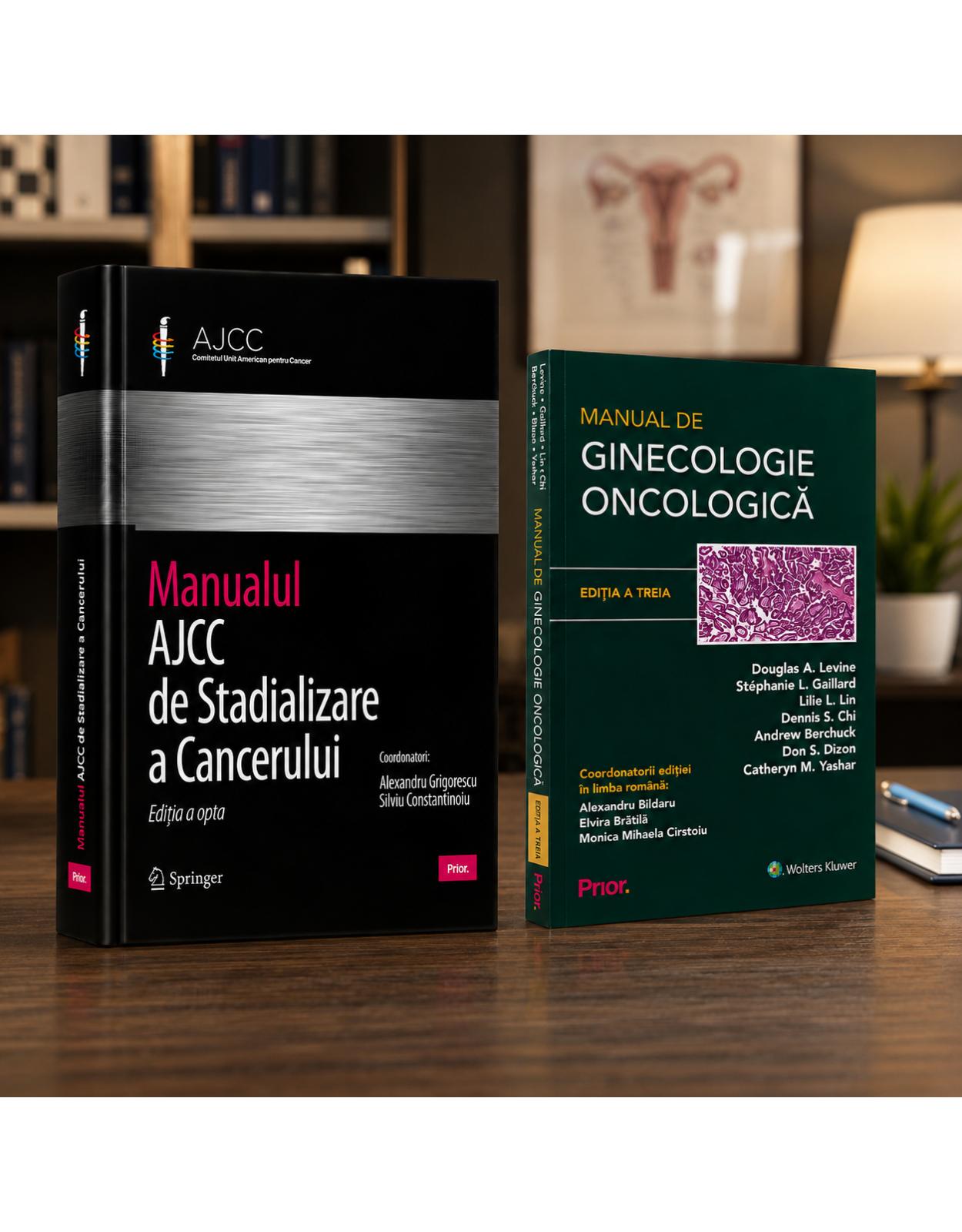 Pachet Oncologie Clinica  Manualul AJCC de Stadializare a Cancerului, Editia a VIII-a + Manual de Ginecologie Oncologica, Editia a III-a