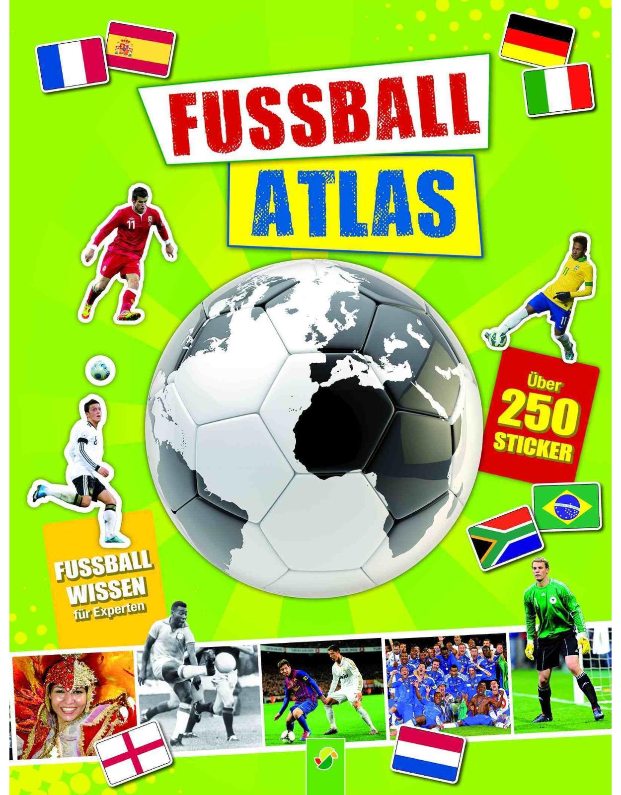 Mein Fußball-Koffer: Stickeratlas - 30 Trainingskarten - Poster - Malbuch