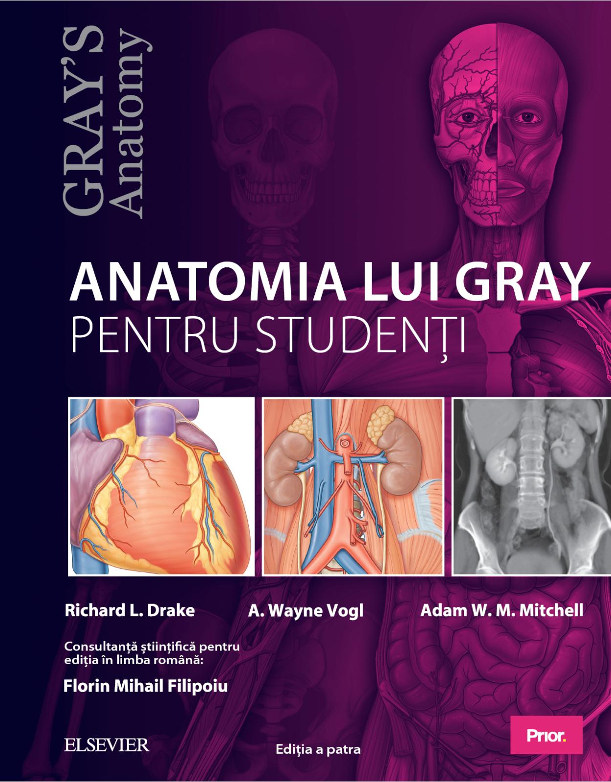 PACHET Anatomia lui Gray pentru studenti + Atlas de anatomie Nomenclatura latina