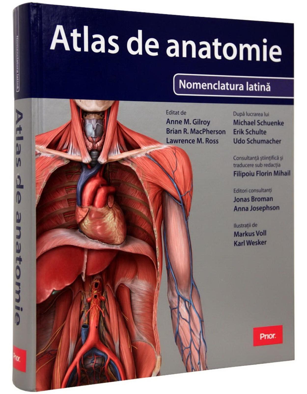 PACHET Anatomia lui Gray pentru studenti + Atlas de anatomie Nomenclatura latina