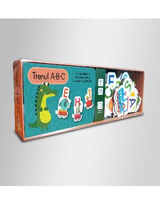 TRENUL A-B-C (Set carte + puzzle)