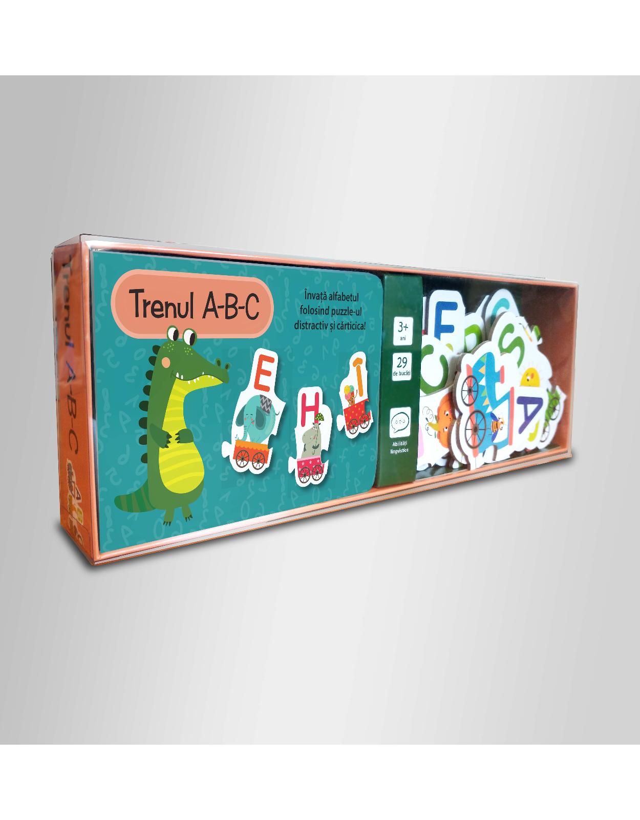 TRENUL A-B-C (Set carte + puzzle)