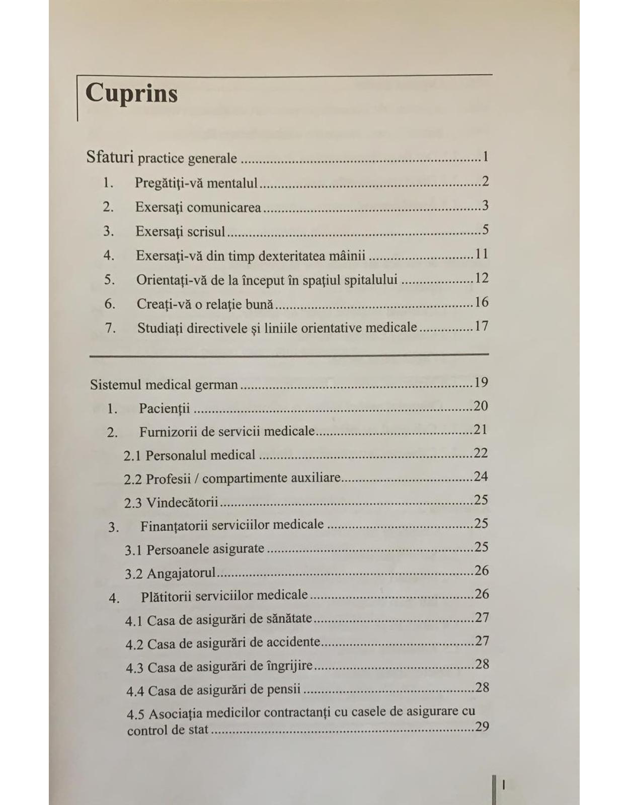 Ghidul Medicului roman in Germania